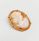 Broche Broche camée sur coquille en or jaune 18k, jeune fille (circa 1930) 58 Facettes A06989