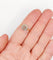 Bague 57 Art déco - Bague géométrique en or jaune 18k et diamants taille rose 58 Facettes A06997