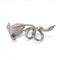 Broche Broche tulipe en platine et diamants 58 Facettes