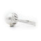 Bague Bague en or blanc 18 carats avec perle australienne et diamants 58 Facettes 22809