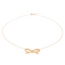 Collier Ginette NY Collier Pendentif Bow Or rose 58 Facettes 2679164CN
