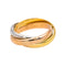 Bague 58 Cartier Bague Trinity Or jaune, Or blanc, Or rose 58 Facettes 5109072CN