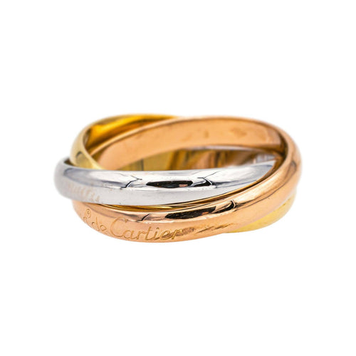 Bague 58 Cartier Bague Trinity Or jaune, Or blanc, Or rose 58 Facettes 5109072CN