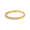 Bague 54 Bague  Demi-alliance  Or jaune Diamant 58 Facettes 5276269RV