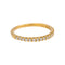 Bague 54 Bague  Demi-alliance  Or jaune Diamant 58 Facettes 5276269RV