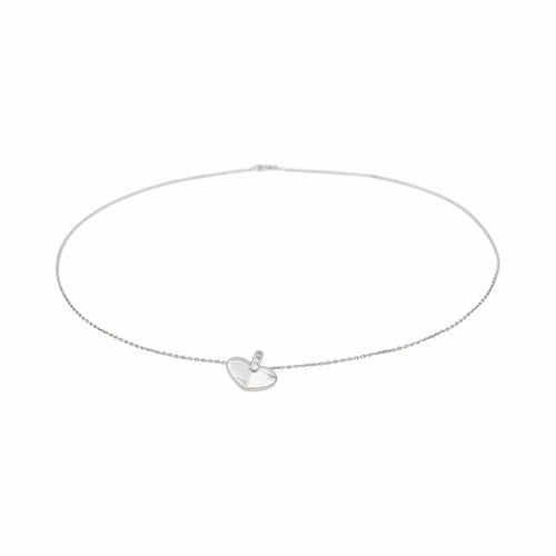 Collier Collier Or blanc Diamant 58 Facettes 4993454CN