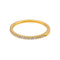 Bague 51 Bague  Demi-alliance  Or jaune Diamant 58 Facettes 5384059RV