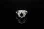 Bague 53 Anello Nuvola di Zaffiro - Bague marguerite en or blanc, diamants et saphir 58 Facettes anello nuvola zaffiro