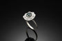 Bague 53 Anello Nuvola di Zaffiro - Bague marguerite en or blanc, diamants et saphir 58 Facettes anello nuvola zaffiro