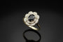 Bague 53 Anello Nuvola di Zaffiro - Bague marguerite en or blanc, diamants et saphir 58 Facettes anello nuvola zaffiro