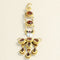 Pendentif Pendentif Saint Esprit Auvergnat, Émail et pierres jaunes 58 Facettes 64700061