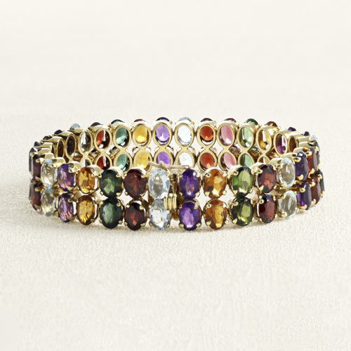 Bracelet Bracelet Jean & Pierre Bellin Or jaune et Pierres fines 58 Facettes OC-62500011