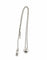 Collier Collier solitaire en or blanc 18 carats avec diamant naturel 58 Facettes 88734-ac11176