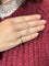 Bague 51 Van Cleef & Arpels Philippine - Bague en or jaune et gris 18k et diamants 58 Facettes REF24053-216
