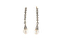 Boucles d'oreilles Art déco - Boucles d'oreilles en or jaune 585 et platine, perles et diamants 58 Facettes 12114
