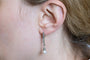 Boucles d'oreilles Art déco - Boucles d'oreilles en or jaune 585 et platine, perles et diamants 58 Facettes 12114