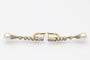 Boucles d'oreilles Art déco - Boucles d'oreilles en or jaune 585 et platine, perles et diamants 58 Facettes 12114