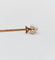 Épingle à écharpe ancienne - Trèfle en or rose 18k, perles et diamants 58 Facettes A07001