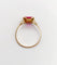 Bague 56.5 Bague Art déco en or 18k avec rubis synthétique 58 Facettes A07006