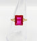 Bague 56.5 Bague Art déco en or 18k avec rubis synthétique 58 Facettes A07006