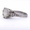 Bague 54 Bague solitaire rétro en platine avec diamants 58 Facettes AN279 (000419)