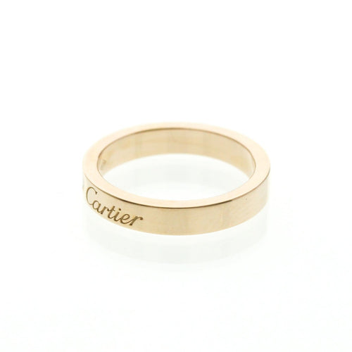Bague 46 Cartier - Alliance C de Cartier en or rose 18K et diamant 58 Facettes zjnizg3kj5