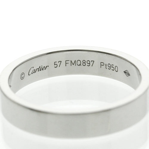 Bague 57 Cartier - Alliance C de Cartier en platine 58 Facettes idmbbka9zt