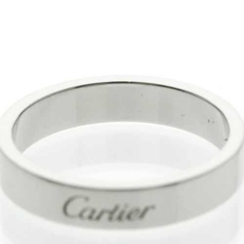 Bague 57 Cartier - Alliance C de Cartier en platine 58 Facettes idmbbka9zt