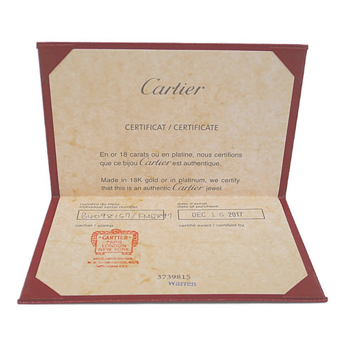 Bague 57 Cartier - Alliance C de Cartier en platine 58 Facettes idmbbka9zt
