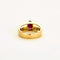 Bague 55 Bague jonc rubis et diamants en or jaune 18K 58 Facettes LMB-184