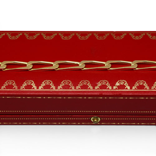 Bracelet Cartier - Bracelet gourmette en or jaune 18 carats 58 Facettes