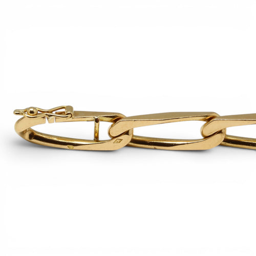 Bracelet Cartier - Bracelet gourmette en or jaune 18 carats 58 Facettes
