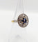 Bague 51.5 Bague pompadour Art déco en or 18k et platine, saphir et diamants 58 Facettes A07014