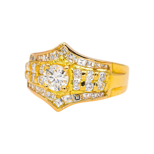 Bague 54 Bague Or jaune Diamant 58 Facettes 5019083RV