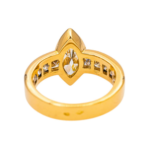 Bague 55 Bague Marquise Or jaune Diamant 58 Facettes 5138890CN