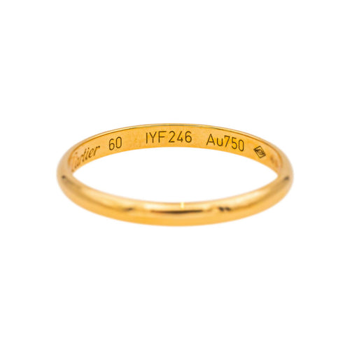 Bague 60 Cartier  Bague  Alliance  1895 Or jaune 58 Facettes 5150728CN