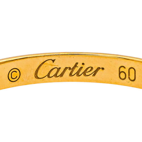 Bague 60 Cartier  Bague  Alliance  1895 Or jaune 58 Facettes 5150728CN