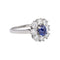 Bague 52 Bague Pompadour Or blanc Saphir, Diamant 58 Facettes 5281129CN