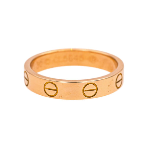 Bague 50 Cartier Bague Love Or rose 58 Facettes 5225477CN