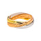 Bague 49 Cartier  Bague  Trinity  Or jaune, Or blanc, Or rose 58 Facettes 5225478CN