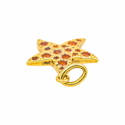 Pendentif Dodo Pomellato Pendentif  Etoile Or jaune Saphir 58 Facettes 5285654CN