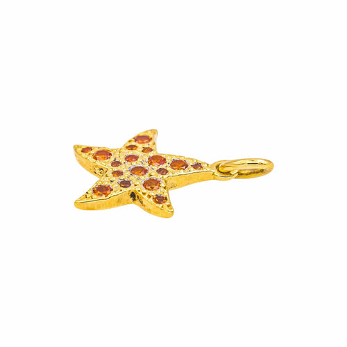 Pendentif Dodo Pomellato Pendentif  Etoile Or jaune Saphir 58 Facettes 5285654CN