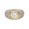 Bague 54 Bague Solitaire  Or jaune, Or blanc Diamant 58 Facettes 5488795CN