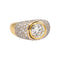 Bague 54 Bague Solitaire  Or jaune, Or blanc Diamant 58 Facettes 5488795CN