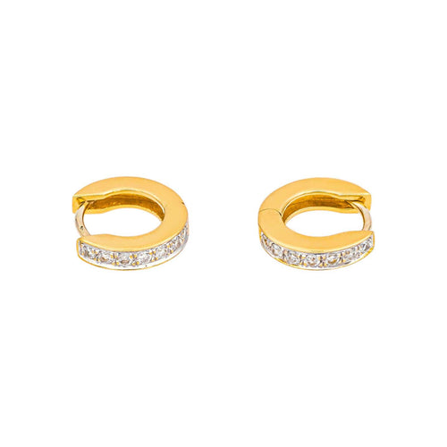 Boucles d'oreilles Boucles d'oreilles  Créoles Or jaune Diamant 58 Facettes 5496992RV
