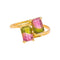 Bague 54 Bague Toi et moi Or jaune Tourmaline melon d'eau 58 Facettes 5450149CN