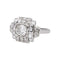 Bague 52 Bague Art déco Platine Diamant, Diamants 58 Facettes 5419004CN