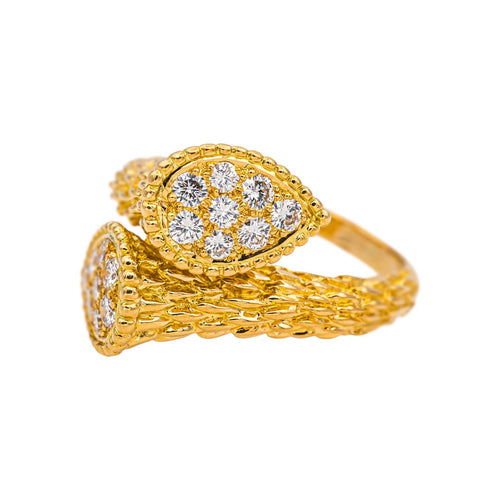 Bague 57 Boucheron Bague Toi et moi Serpent bohème Or jaune Diamant 58 Facettes 5594884CN