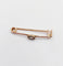 Broche Broche épingle à nourrice antique en or rose 18k et diamant taille rose 58 Facettes A07015