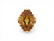 Bague 55 Sans marque - Bague cocktail losange citrine en or rose 18k 58 Facettes 274329
